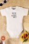 Unisex Baby 100% Cotton I Love Family Printed 0-12 Months 3-Piece Short Sleeve Baby Bodysuit Set - 6
