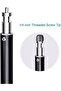 Photography Light Stand, 3-6.6ft/92-200cm Adjustable Sturdy Tripod Stand Load Capacity: 17.6lb - 7