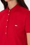 Women's Red Polo Neck Mini Length Knitted Dress - 6