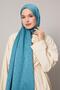 Moss Green Mini Lvd Printed Jacquard Shawl - 3