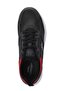 Daily Comfortable Lace-Up Sneakers Black Red Sneaker - 5