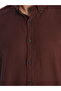 Slim Fit Long Sleeve Dobby Men's Shirt - 3