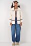 Lined Plush Jacket Cream - 2