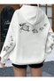 Unisex Men/Women Colorful Caretta Custom Printed Cotton Oversize Hooded Sweatshirt