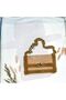 Plastic Bag Canvas, Wallet Canvas, Handmade Bag Handmade Bag White 22X44