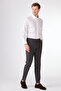 Gray Herringbone Slim Fit Men's Suit - 7