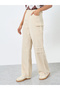 Solid Wide Leg Cargo Pants - 2