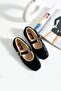 Women's Belted Comfortable Flat Sole Home Ballerinas