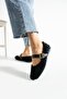 Women's Belted Comfortable Flat Sole Home Ballerinas - 2