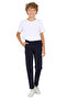 Children's Elastic Waist Tied Comfortable Stretchy School Pants