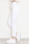High Waist White Mom Pants Stretchy Jeans No Lingerie 2024 - 4