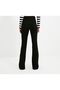 Trend Spanish Leg Jeans Non-Fading Black Spanish Jeans High Waist Jeans Pants(Take One Size Larger) - 3