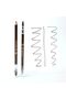 Double-Sided Wooden Eyebrow Pencil , Smudge-Proof,Cruelty-Free (Walnut Brown, 1.3g) - 7
