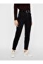 MRN Trend Women's Black Od Stonewashed Black Color High Waist Mom Mold Jeans