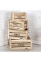 Makeup Toy Wooden Storage Crate Box Wooden Storage Box Wooden Storage Crate Nesting Wood Crates Wood - 5