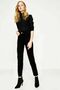 Women's High Waist Black Solid Color Mom Jean Jeans 2024