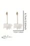 Bohemian Style Lotus Flower Detailed Elegant White Long Dangle New Stylish Earring Accessory for Daily and Special Occasions - 3