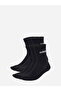 Pack of 6 - Linear Crew Socks