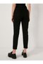 Women's Non-Fading Black Super High Waist Comfort Lycra Mom Denim Trousers Jeans - 4