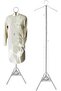 Clothes Steaming Stand with Incense Burner, Bakhoor Holder, Garment Hanger (WHITE)