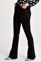Monera Black High Waist Flare Jeans-Spanish Leg (Full Fit) - 3