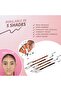Double-Sided Wooden Eyebrow Pencil - Smudge-Proof, Cruelty-Free (Indian Red, 1.3g) - 9