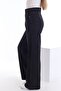 Power Straight Fit Black Lycra Wide Leg Loose Jeans (Buy 1 size larger) - 4