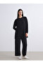 Plus Size Elastic Waist Wide Leg Women's Trousers