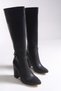 Therkilia Women's Boots 00121200 Black Skin - 6