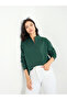 Solid Regular Fit Half Zip Sweatshirt