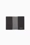 Etendard Scale Canvas Passport Cover with Cowhide and Colorful Edge Detail - 2
