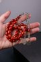 12*9 mm Antique Model Crimping Amber Prayer Beads - 2