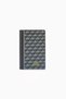 Etendard Scale Canvas Passport Cover with Cowhide and Colorful Edge Detail