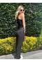 Women's Black One Shoulder Asymmetrical Cut Seersucker Textured Casual Summer Crop Blouse - 3