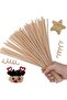 100S Chenille, Educational Chenille, Fuzzy Wire, Plush Wire, Velvet Chenille, Craft Material 30cm Beige - 2