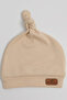 Baby Girl Tie Top Plain Pink White Beige Salmon Hat Newborn - 7