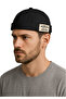 Adjustable Black Men's Docker Hat with Brooklyn New York Label Streetwear Style