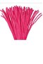 100S Chenille, Educational Chenille, Fuzzy Wire, Plush Wire, Velvet Chenille, Craft Material 30cm Fuchsia - 2