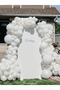 White Balloons 10 Pieces Pastel Color Birthday Party and Organization Decoration Set - 3