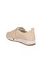 Beige Rubber Laced Women's Casual Shoes 027 Z - 4
