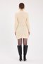 Natural Turtleneck Knitwear Mini Dress 1907 - 5