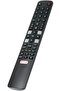جهاز تحكم عن بعد RC802N بديل لتلفزيون TCL الذكي بشاشة LCD LED مع مفتاح Netflix الذكي - أسود - 2