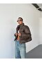 New Season Comfortable Fit Black Puffer Coat - 3
