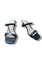 Black Goblet Heeled Women's Sandals - 2