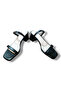 Black Thick Heeled Women's Sandals - 7