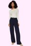 Women's Fashion Wide Leg Woven Pants High Waist Regular Length Casual Daily Summer Use - 3