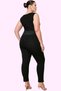 Women's Fashion High Waist Skinny Pants Knitted Fabric Plain Pattern Daily Use Summer - 4