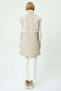 Special Design Flowered Vest with Quilted Details - 4