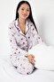 Teen Lila-Çok Renkli %100 Pamuklu Kalpli Eğlence Desenli Biyeli Örme Pijama Takımı THMAW26PT00039 - 2