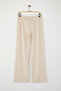 Taş Yumoş Wide Leg/Geniş Paça Bağlama Detaylı Esnek Örme Pantolon TWOAW26PL00025 - 6